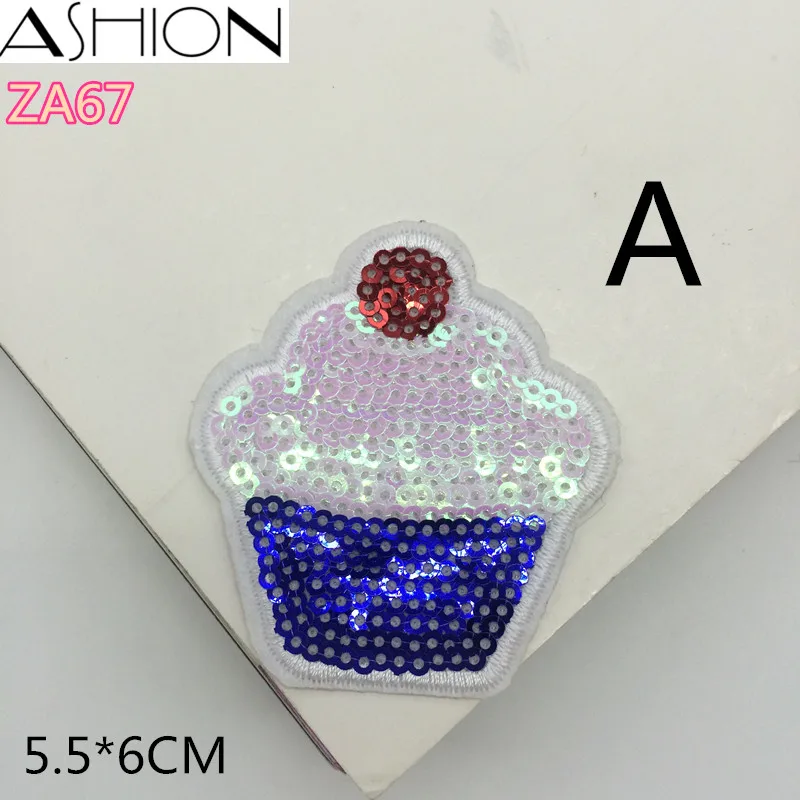 5 шт. бананы воздушные шары апельсины губная помада пайетки вышивка аппликация