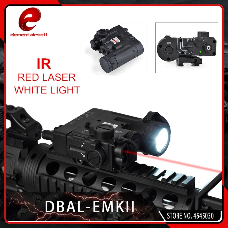 Element Airsoft оружейный фонарь Тактический DBAL EMKII ИК лазерный светодиодный