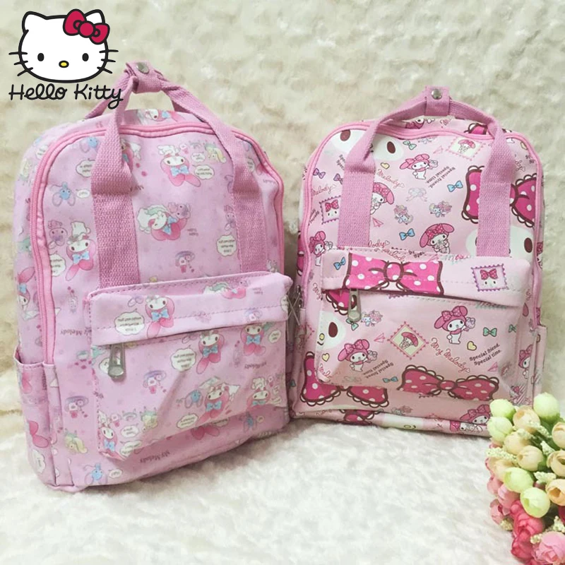 Милая мультяшная сумка hello kitty, модная женская сумка на одно плечо, водонепроницаемая Диагональная Сумка, милый школьный рюкзак для девочек, плюшевый рюкзак на плечо