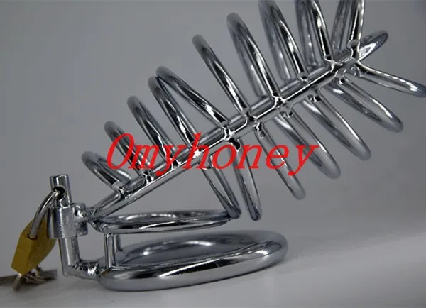 SM449 Silver клетка для пениса из нержавеющей стали с шкафчиком замком кольцо полового