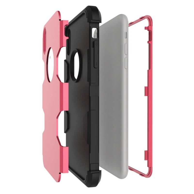 For iPhone 6 7 8 Plus X XR XS MAX Case Fashion Glitter Shockproof Hybrid Armor Cover Silicone TPU Mobile Phone Protective Shell | Мобильные