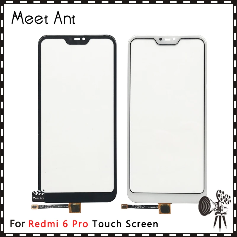 Высокое качество для Xiao mi Red mi 6 6A/5A сенсорный экран дигитайзер сенсор внешняя Передняя стеклянная панель объектива для Red mi 6 Pro/mi A2 Lite