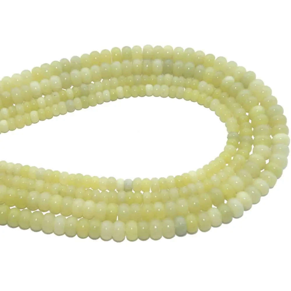 Lemon Stone Натуральный камень лазурит Агаты кристаллы аметиста бусины разделитель Рондель бусины для изготовления ювелирных изделий Шарм DIY браслет - Цвет: Lemon Stone
