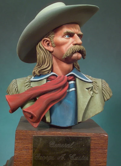 Новый разобранный 1/10 Джордж Армстронг Custer бюст не включает в себя базовый набор