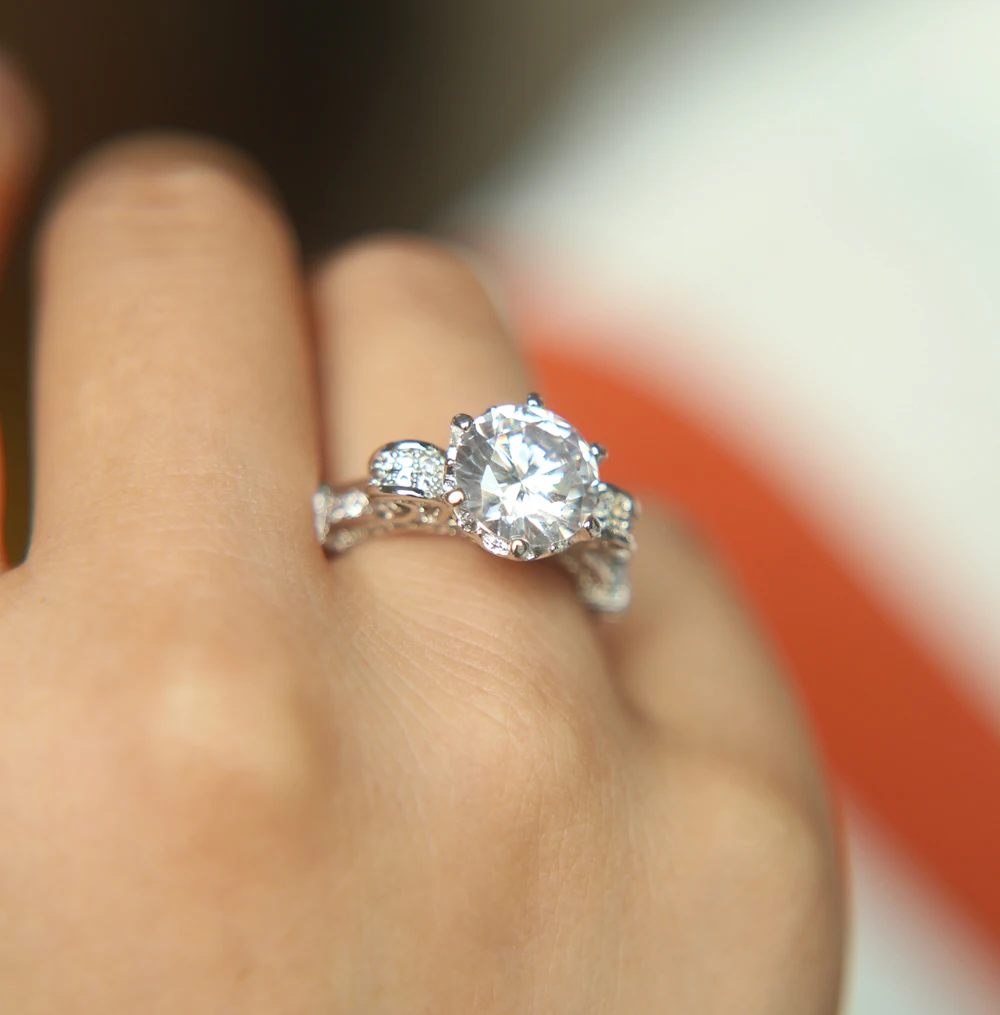 Женское кольцо сверкающее с фианитом|ring jewelry|ladies ringsbig stone |
