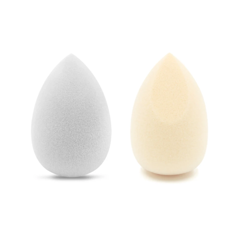 Gray Drop And Beige ГОРЯЧАЯ Косметика Губка из микроволокна пушистая поверхность Косметическая пуховка Профессиональный Макияж Блендер пуховка пудра тональный крем - Цвет: Gray Drop And Beige