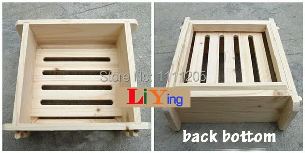 Бамбуковая Паровая корзина с крышкой 5 дюймов квадратная деревянная коробка tofu