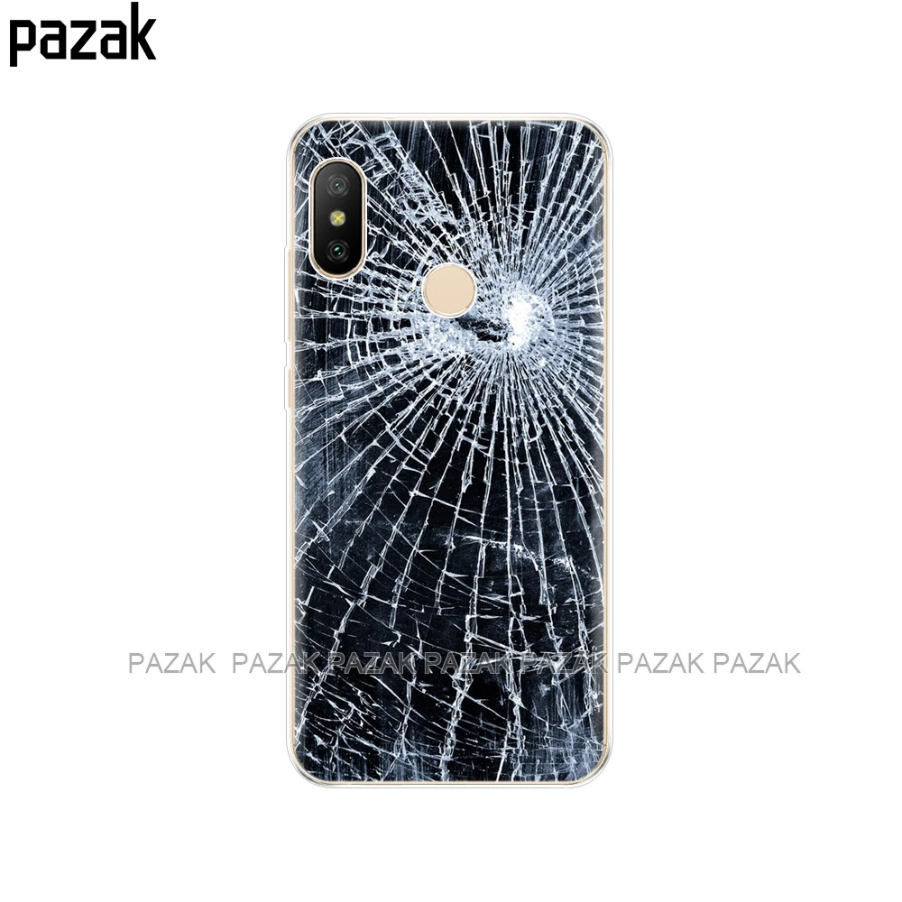 Силиконовый чехол для Xiaomi mi A2 LITE, чехол s, полная защита, мягкая задняя крышка из ТПУ для Xio mi A2 LITE, бампер, чехол, Новинка - Цвет: 34275