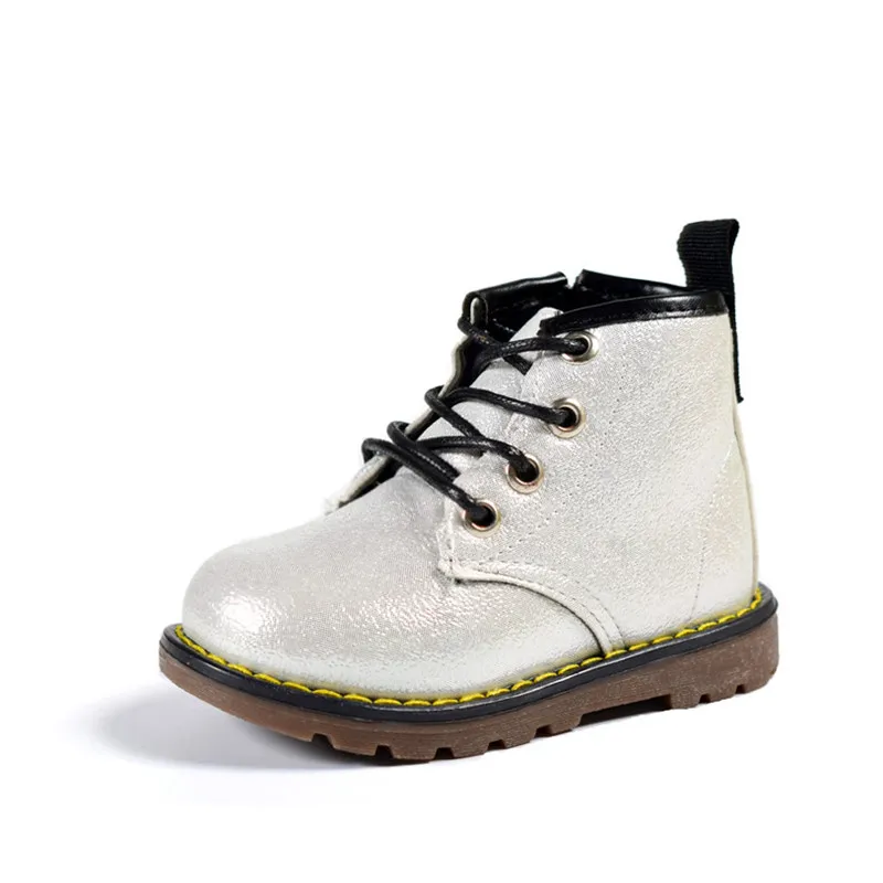 2018 детская обувь для мальчиков и девочек сапоги из искусственной кожи