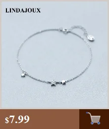 LINDAJOUX модное 925 пробы Серебряное ожерелье-чокер для женщин S925 серебряные ожерелья и подвески
