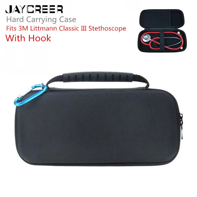 JayCreer стетоскоп Сумка Для Хранения Чехол подходит 3M Littmann легкий III SE двойная головка