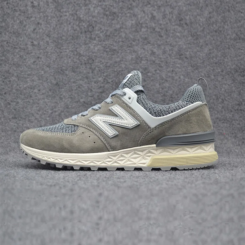NEW BALANCE NB574 V2 Мужская черная обувь для бадминтона высокое качество уличные кроссовки Новое поступление