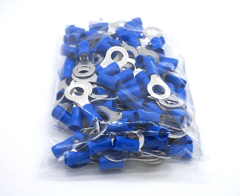 Клеммы с желтым кольцом изолированные клеммы для проводов 4 6мм2 обжимные кабелей