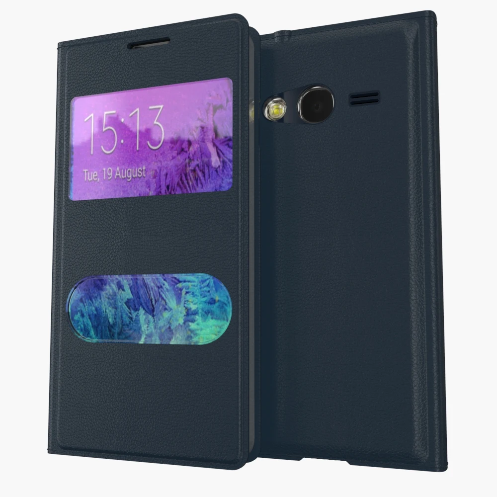 Вид окна батарея корпус Обложка для Samsung Galaxy Win i8552 i8558 Duos i8550 Флип книга кожаный