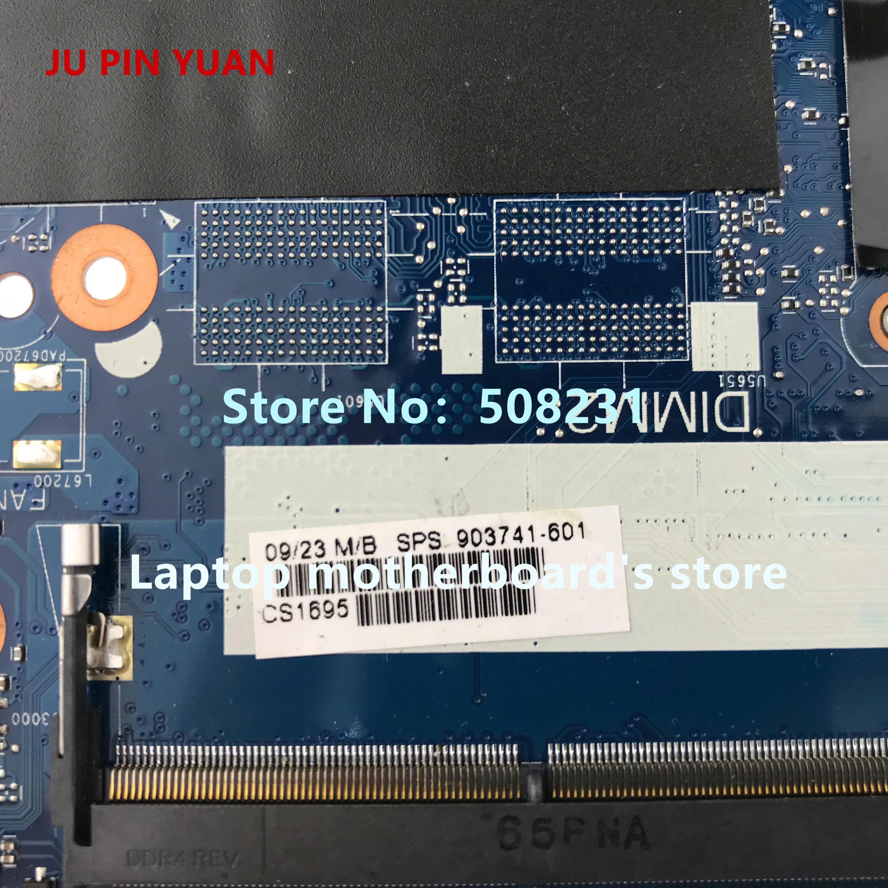 Ju pin yuan 915468-601 915468-001 аккумулятор большой емкости DAG37DMBAD0 материнская плата для ноутбука для женщин, hp ноутбук 17-W 17-AB Тетрадь ПК 1050 2 Гб i5-7300