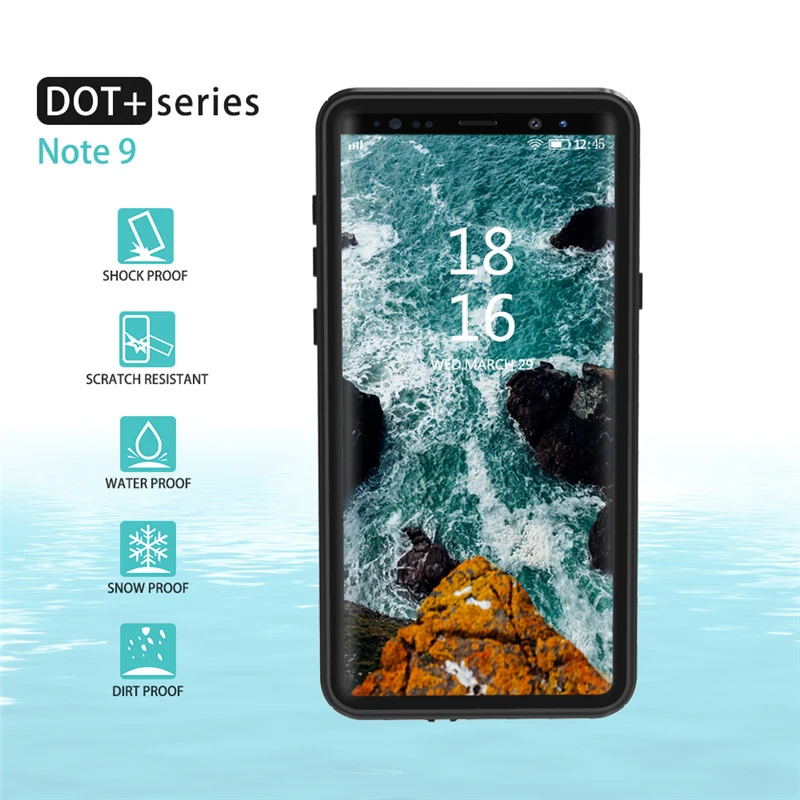 Полностью герметичный водонепроницаемый чехол для Samsung Galaxy S9 S9Plus противоударный