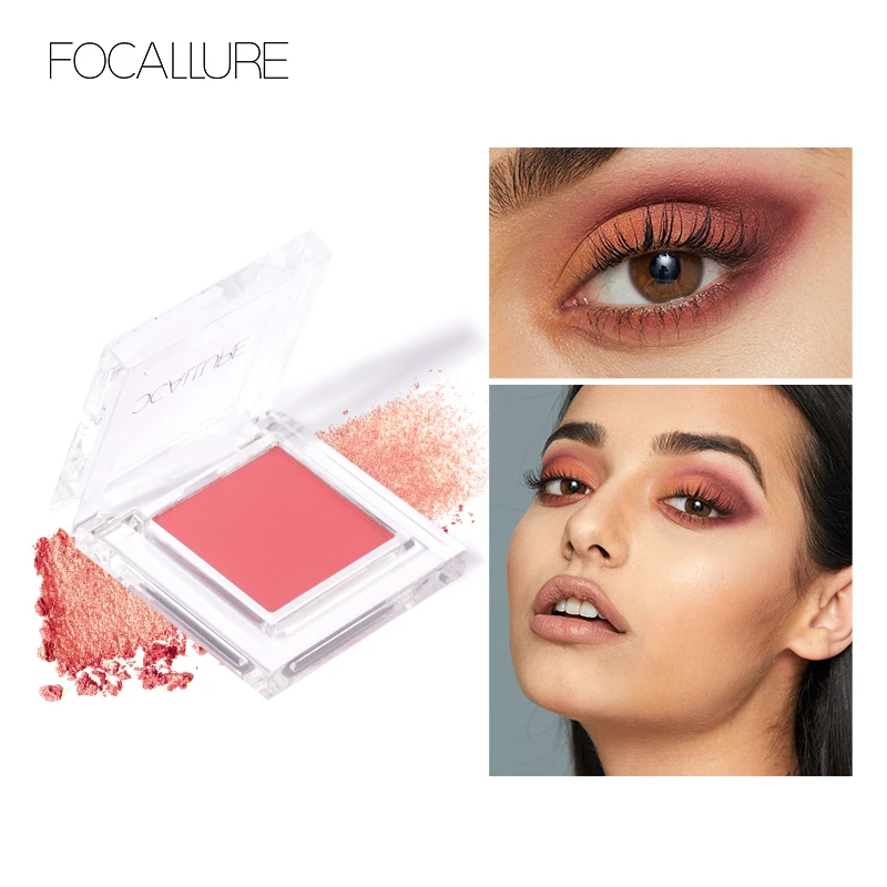 Focallure Matte тени для век одноцветные высокопигментированные голографические оттенки водонепроницаемые тени для век
