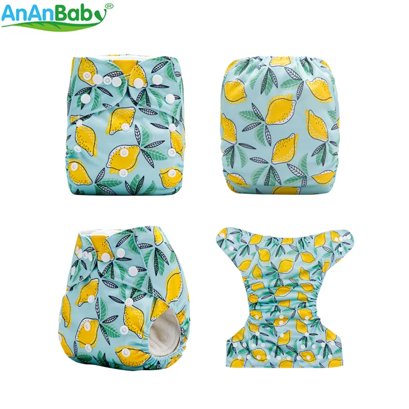 Новое поступление! Ananbaby супер Подгузники детские машины печатает карман ткань