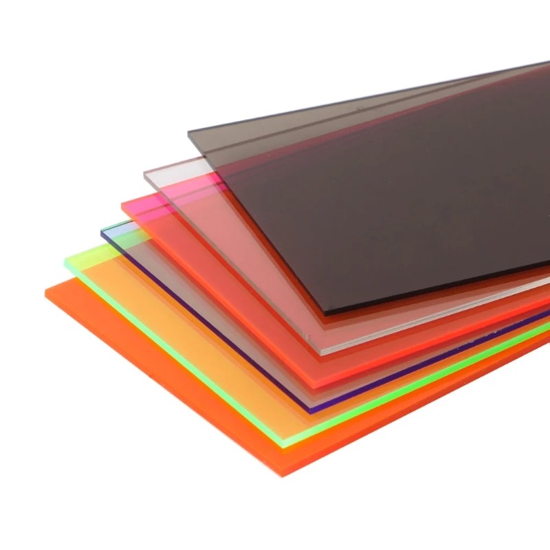 10X20 см доска из оргстекла цветной акриловый лист DIY игрушки Аксессуары модель изготовления дамом