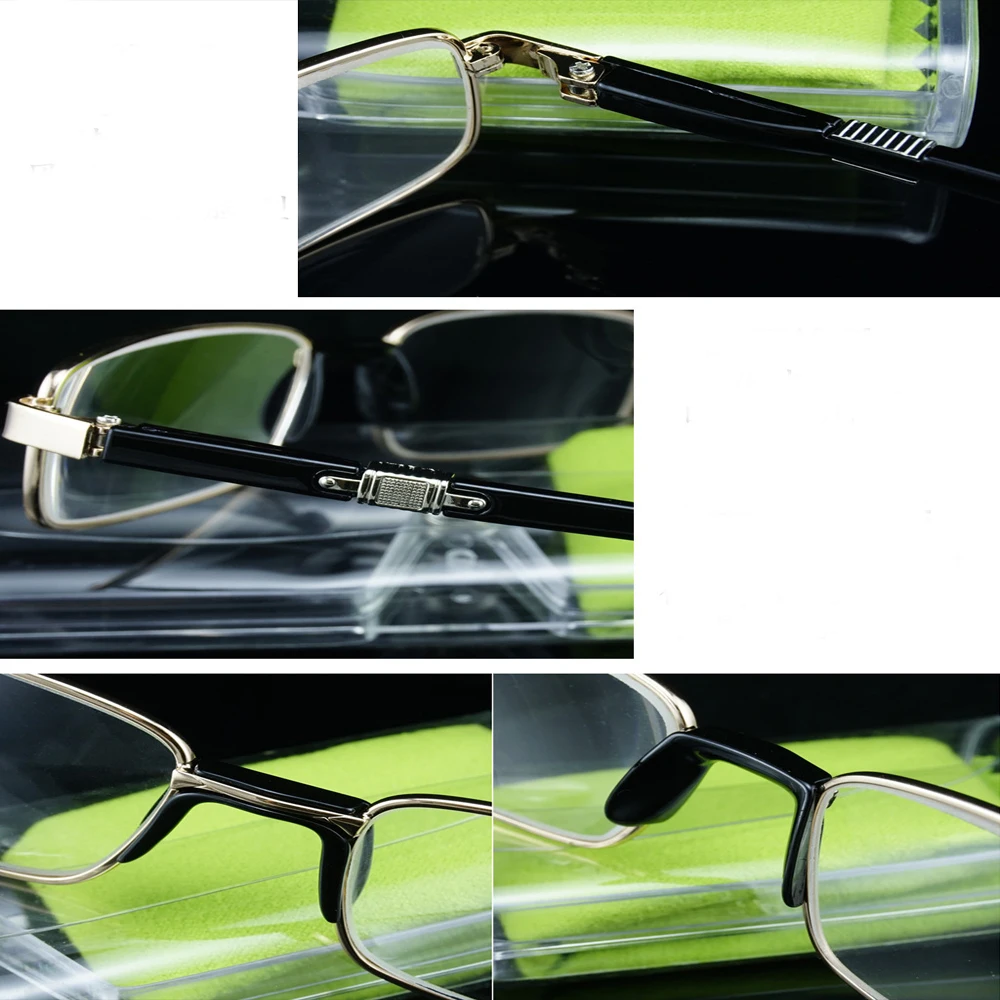 Очки для чтения с комфортной вставкой из смолы или натуральных кристаллов 2019 = Clear