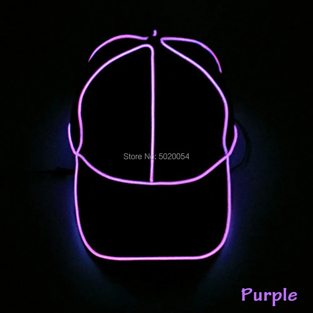 Модная бейсбольная кепка EL Wire s Gorras со светодиодной подсветкой, хип-хоп кепка на лето и весну, светильник, светящаяся Кепка для мужчин и женщин