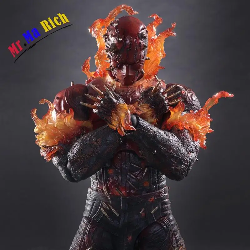 Металлическая Шестерня твердая V Il Fantasma Dolore Gioca Arts Kai Uomo On Fire Action Figure Da Collezione Modello
