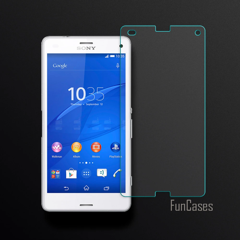 2.5D экран с закругленными краями для sony Xperia Z3 Compact D5803 D5833 закаленное стекло Mini