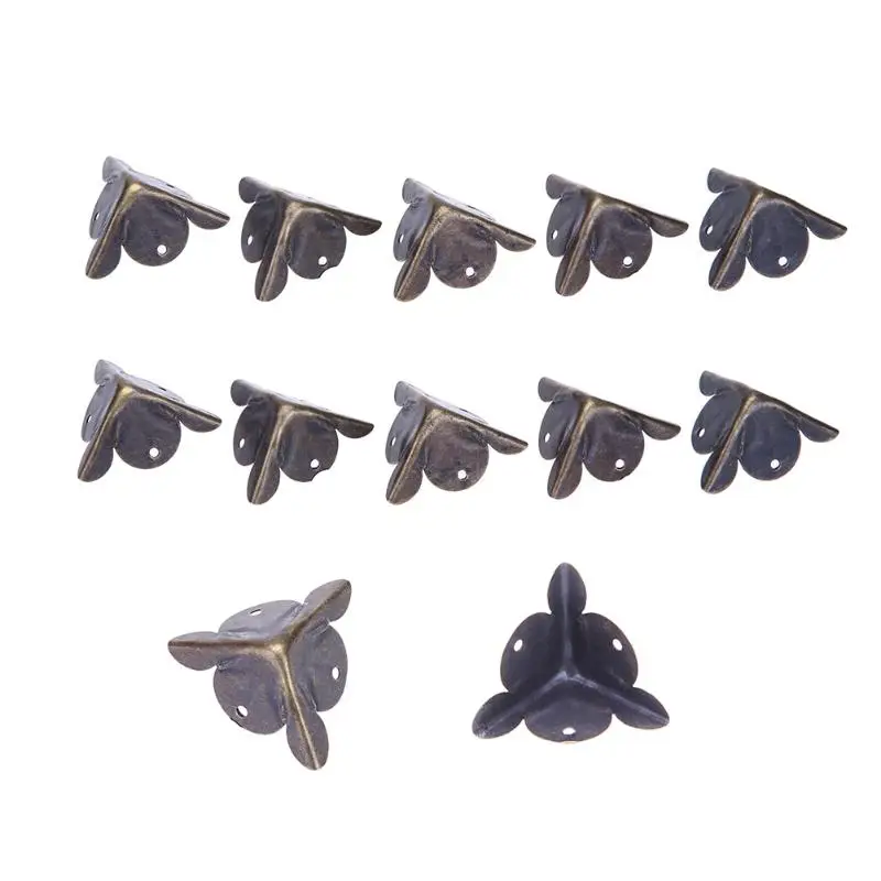 12 шт. декоративные уголки для мебели в стиле ретро|Угловые кронштейны| |