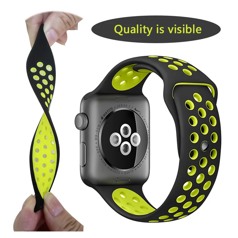 Браслет apple watch 38 мм мягкий ремешок для часов 42 44 браслет iwatch 5 Замена 5/4/3/2 часов|strap