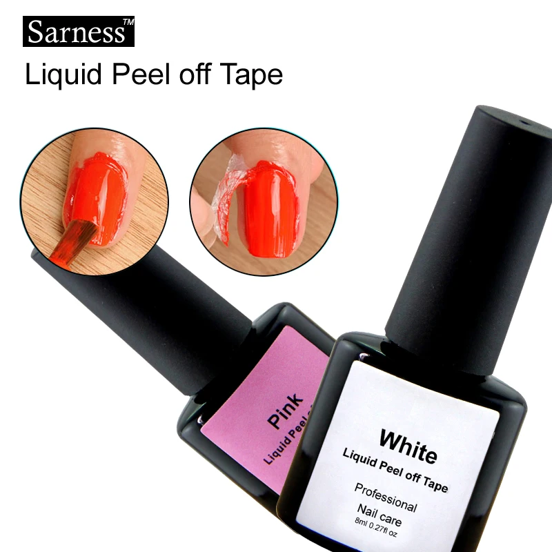 Sarness UV гель для ногтей латекс кутикулы гвардии Nails помощи инструмента запаха Peel Off