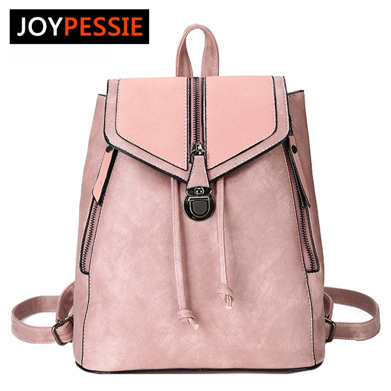 Joypessie, женский рюкзак для колледжа, простой дизайн, женские повседневные Рюкзаки, Mochila, женский рюкзак для школы, стильная сумка из искусственной кожи