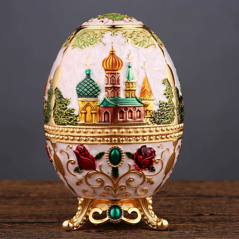 10*7,5 см ива Европейский Стиль Автоматическая коробка для зубочистки модный замок Павлин Яйцо Металл Винтаж контейнер для зубочисток коробки