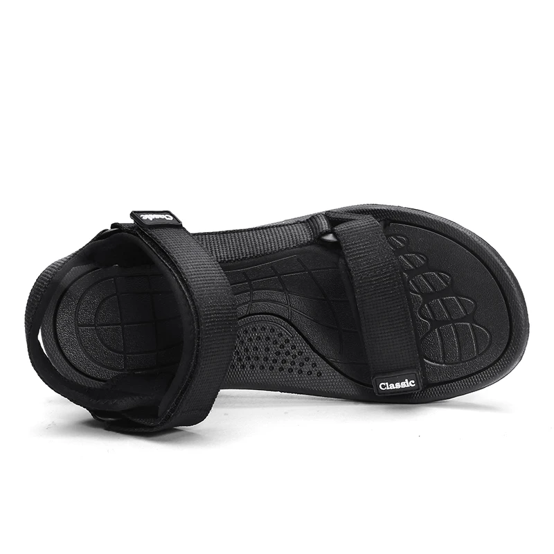 Мужские сандалии на платформе мягкие Повседневная модная Уличная обувь летние