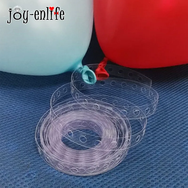 5m Latex Balloon Chain of Plastic Wedding Birthday Party Balloons Backdrop Decoration Ballon Chain Tape Arch Ballons Accessories