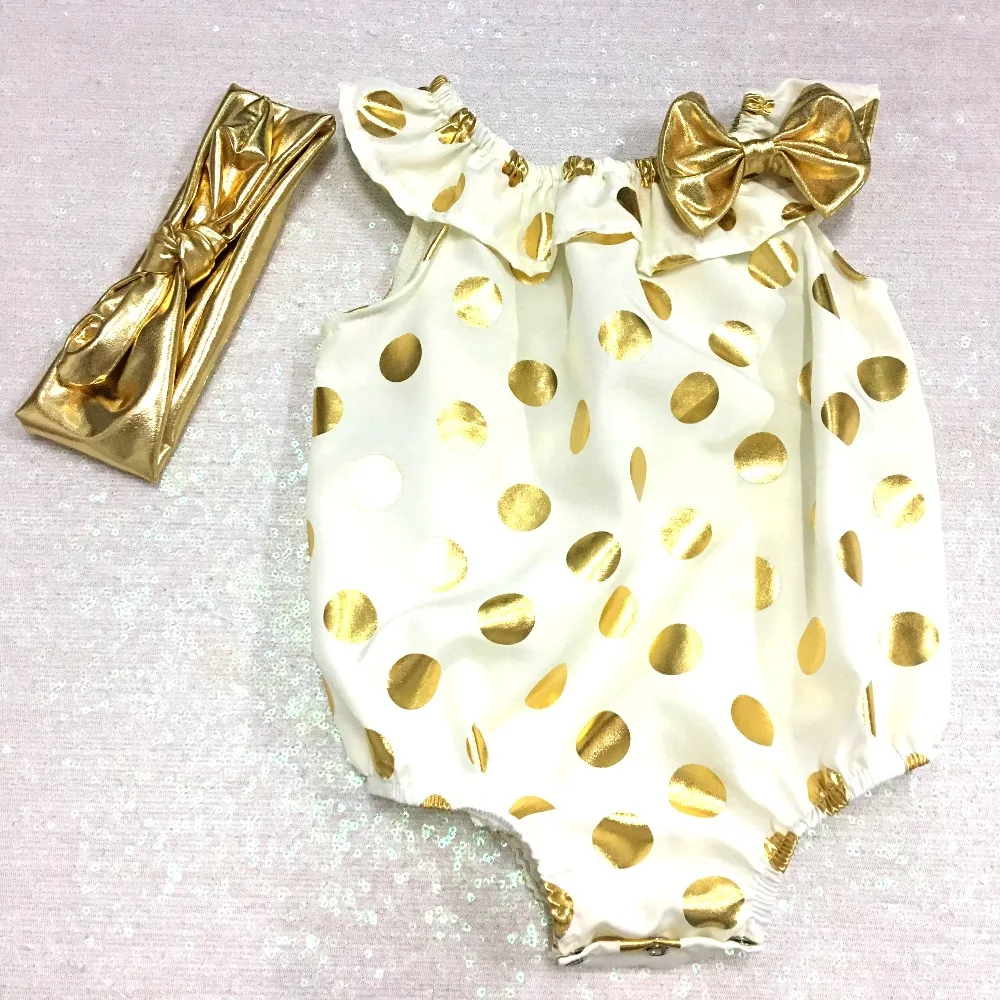 Детский комбинезон с узором в горошек купальный костюм для девочек Купальник