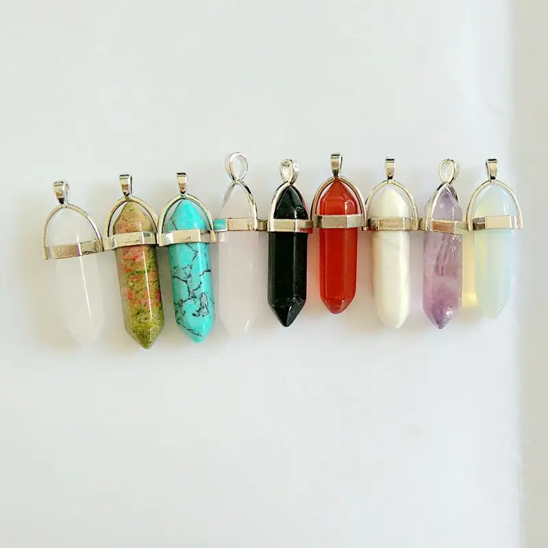 Винтажное ожерелье с кулоном из кварца и кристаллов для женщин howlite, ожерелье из лазурита с тигровым глазом, модное ювелирное изделие, бижутерия