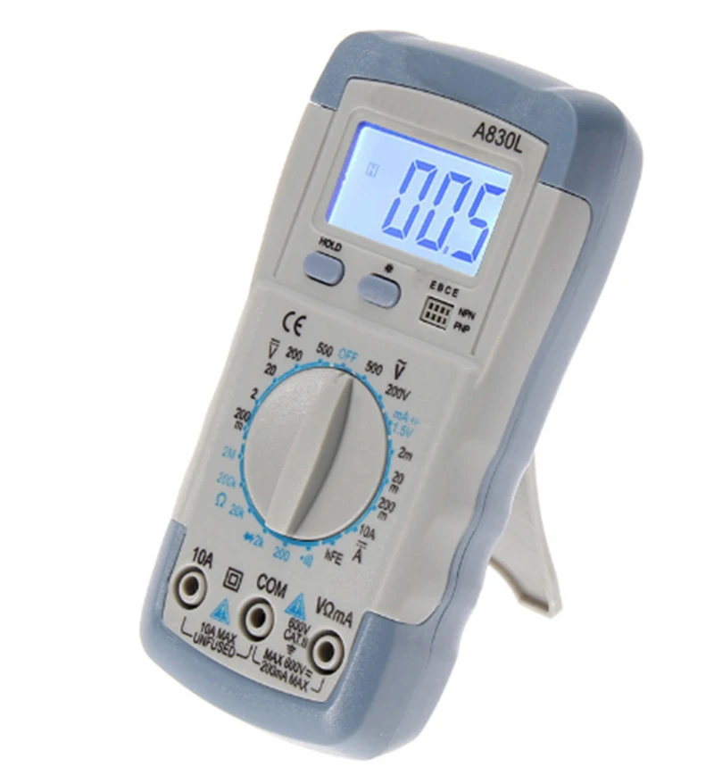 Лидер продаж высококачественный цифровой ЖК мультиметр с подсветкой хранение