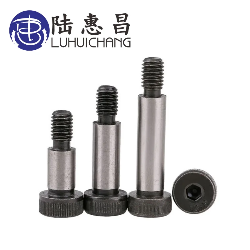LuChang 5 шт. M6 M8 M10 M12 Резьбовая 12,9 легированная сталь Шестигранная головка винтовой винт вал плечевой концевой болт