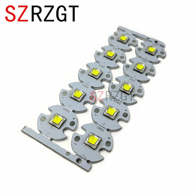 CREE XML XM-L T6 LED U2 10 Вт белый светодиодный чип высокой мощности на печатной плате 12 мм