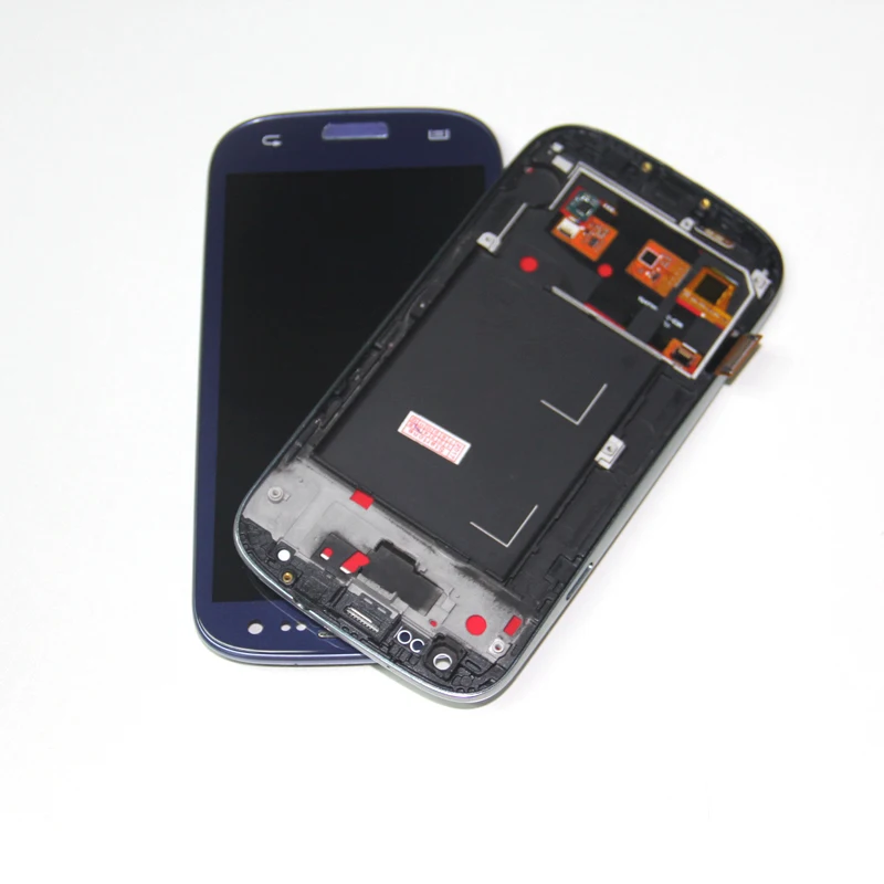 ЖК-дисплей для samsung s3 i9300 рамка дисплей ЖК белый синий | Мобильные телефоны и