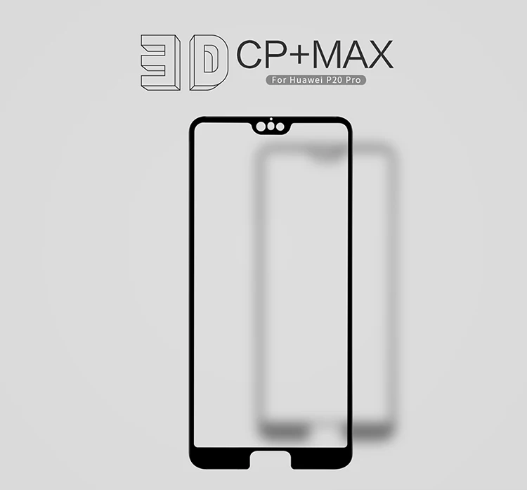 3D изогнутое полное покрытие закаленное стекло для huawei P20 стекло huawei P20 Pro стекло Nillkin CP+ MAX защита экрана Защитная пленка