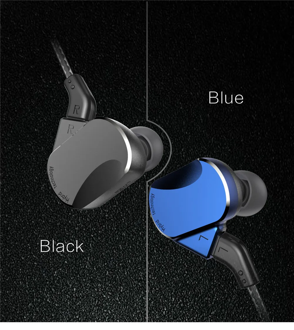 BQEYZ BQ3 In-Ear Moniter HiFi наушники алюминиевые металлические наушники-вкладыши корпус 0,78 мм сменный кабель