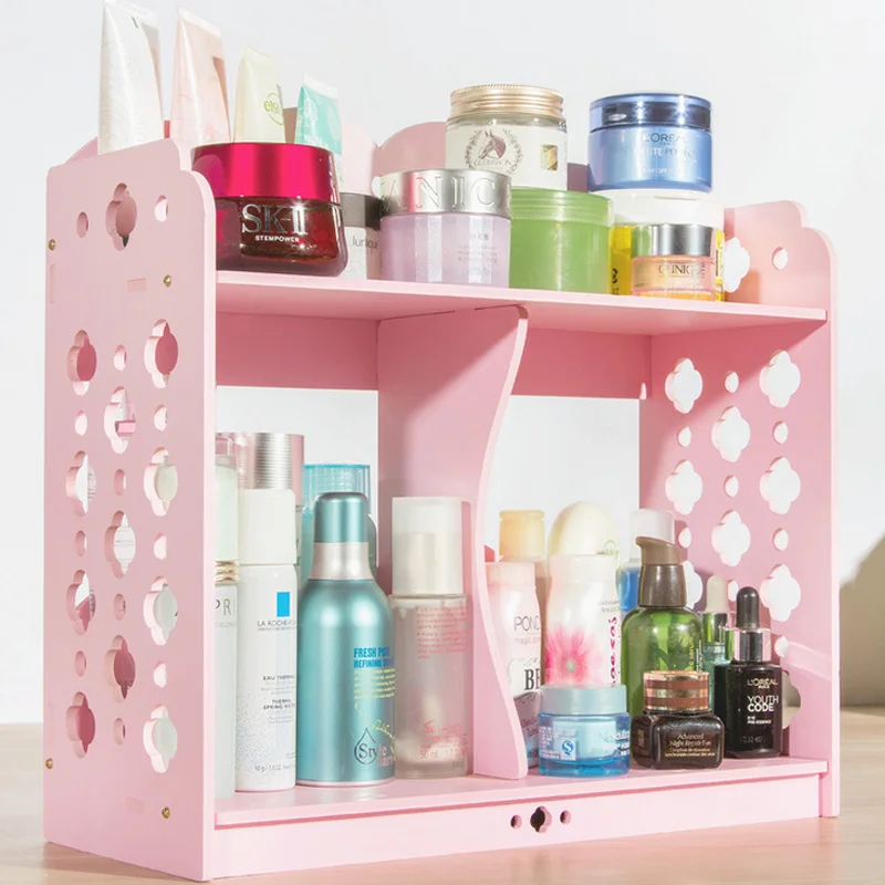 Настольный пластиковый органайзер для косметики из ПВХ|shelf rack|storage shelf rackstorage shelves |