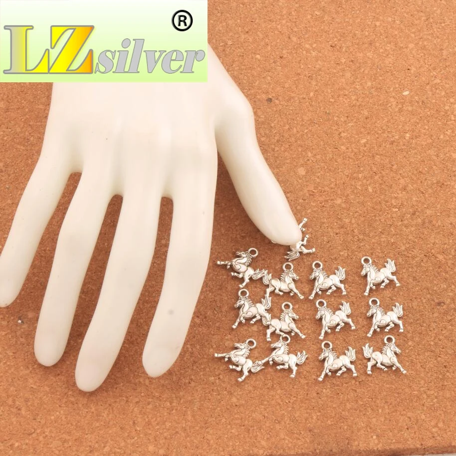 

150PCS My Little Horse Spacer Charm Beads 14x15.5mm Pendants for Cowgirl Teen Girls Equestrian Birthday Gift DIY L181