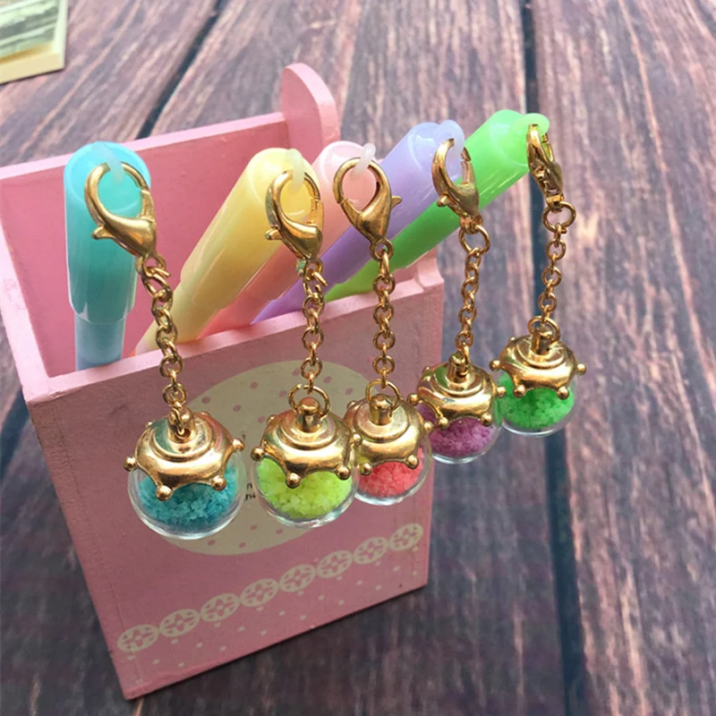 Милые Желая бутылка кулон чернила для гелевой ручки Ручка Kawaii школьные