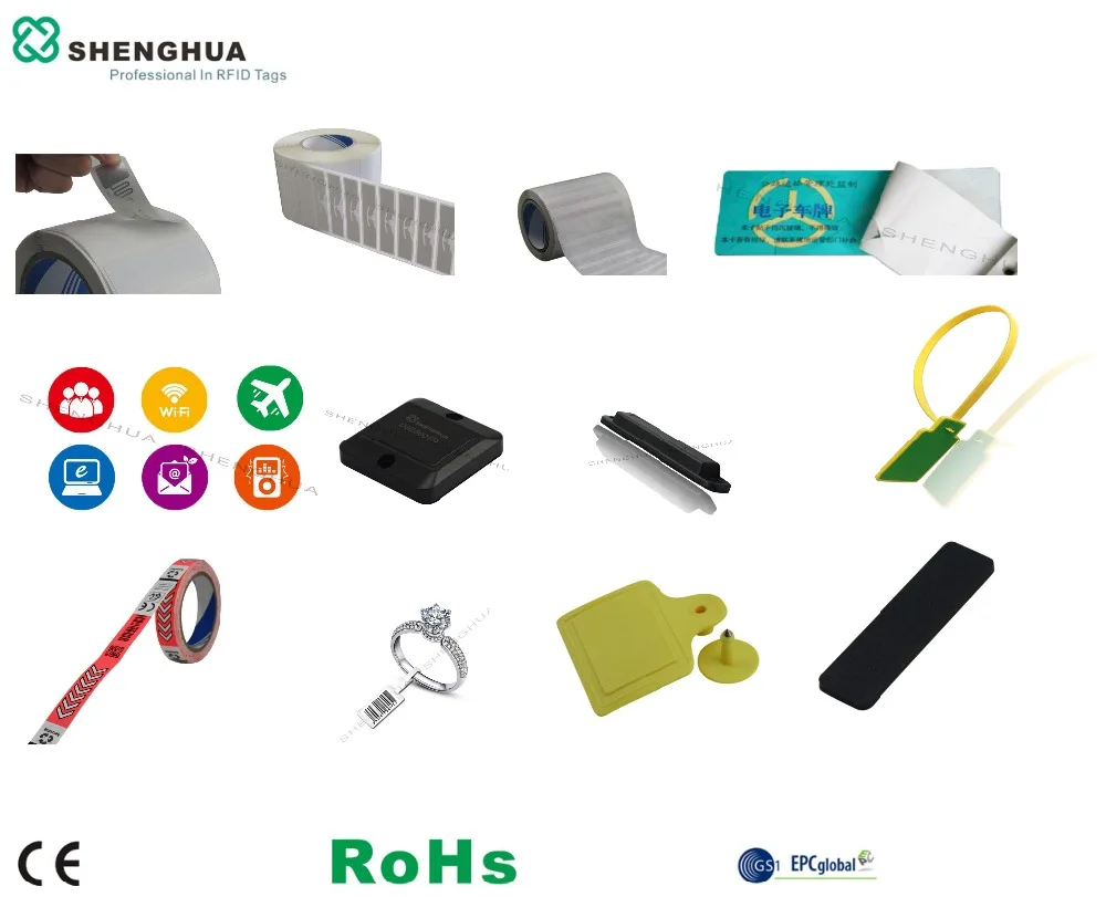 10 шт. анти Металл UHF RFID этикетка наклейка металлическая поверхность оборудование