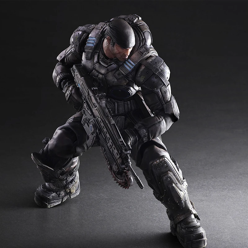 Играть Искусство Маркус Fenix игра война машина фигурка Коллекция Модель игрушки 26 см