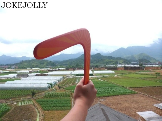 Деревянные Бумеранг Высокое качество Классический V Форма Летающий диск