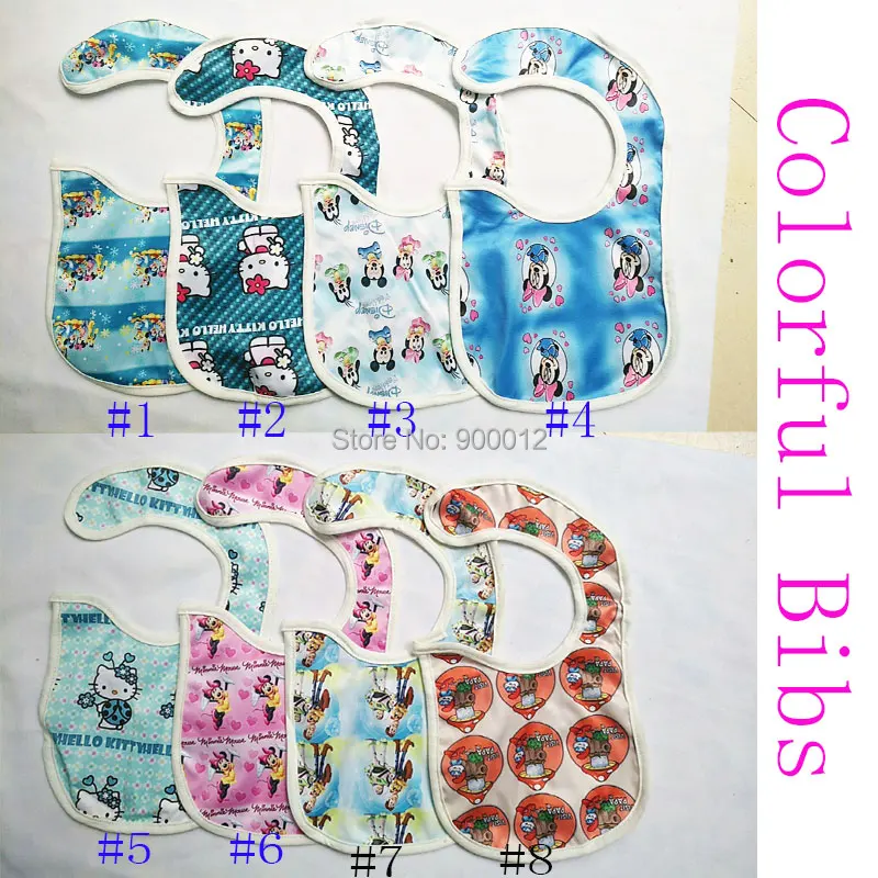Baby bibs cartoon printing waterproof bibs for baby boy girl babies clothes cute accessories Free Shipping