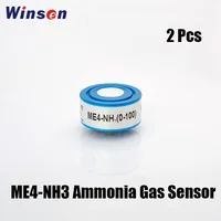 2Pcs Winsen ME4 Ammonia Hydrogen Chloride Gas Sensor Low Power Consumption, High Precision, High Sensitivity, Wide Linear Range